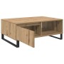 Mesa de Café Roble artisan 90 x 60 x 35 cm Madera contrachapada