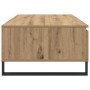 Mesa de Café Roble artisan 90 x 60 x 35 cm Madera contrachapada