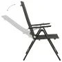 Garten-Bistro-Set 3-teilig schwarz und anthrazit von vidaXL, Gartensets - Ref: Foro24-3070655, Preis: 230,99 €, Rabatt: %