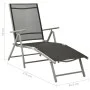 Gartenmöbel-Set 9-teilig schwarz und silber von vidaXL, Gartensets - Ref: Foro24-3070644, Preis: 398,21 €, Rabatt: %