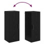 Armario de pared Roble Negro 34,5 x 34 x 90 cm