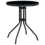 Garden bistro set 3 pieces black and anthracite by vidaXL, Garden sets - Ref: Foro24-3070654, Price: 202,84 €, Discount: %