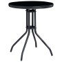 Garten-Bistro-Set 3-teilig schwarz und anthrazit von vidaXL, Gartensets - Ref: Foro24-3070654, Preis: 219,69 €, Rabatt: %