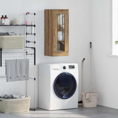 Armario de pared Roble artesanal 34,5 x 34 x 90 cm