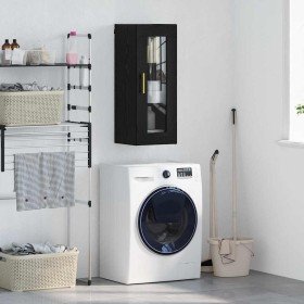 Armario de pared Roble Negro 34,5 x 34 x 90 cm en Aparadores | Comprar online en Foro24