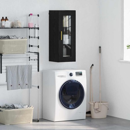 Armario de pared Roble Negro 34,5 x 34 x 90 cm