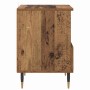 Armario de Noche con cajón 2 pcs Madera vieja 40 x 35 x 50 cm