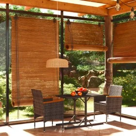 3-teiliges graues Garten-Esszimmerset von vidaXL, Gartensets - Ref: Foro24-3072474, Preis: 199,82 €, Rabatt: %