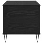 Mesa de Café Roble Negro 60 x 44,5 x 45 cm Madera contrachapada