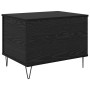 Mesa de Café Roble Negro 60 x 44,5 x 45 cm Madera contrachapada
