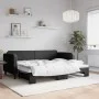 Sofá cama nido tela negro 80x200 cm de vidaXL, Camas y somieres - Ref: Foro24-3196813, Precio: 243,04 €, Descuento: %