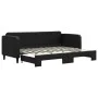 Sofá cama nido tela negro 80x200 cm de vidaXL, Camas y somieres - Ref: Foro24-3196813, Precio: 243,04 €, Descuento: %