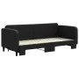 Sofá cama nido tela negro 80x200 cm de vidaXL, Camas y somieres - Ref: Foro24-3196813, Precio: 243,04 €, Descuento: %