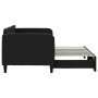 Black fabric trundle sofa bed 80x200 cm by vidaXL, Beds and slatted bases - Ref: Foro24-3196813, Price: 248,84 €, Discount: %