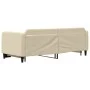 Ausziehbares Schlafsofa, cremefarbener Stoff, 80 x 200 cm von vidaXL, Betten und Lattenroste - Ref: Foro24-3196815, Preis: 23...
