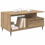 Mesa de Café Roble artisan 90 x 49 x 45 cm Madera contrachapada