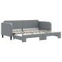Sofá cama nido tela gris claro 80x200 cm de vidaXL, Camas y somieres - Ref: Foro24-3196811, Precio: 248,50 €
