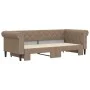 Sofa mit Ausziehbett aus Kunstleder Cappuccino 90x200 cm von vidaXL, Betten und Lattenroste - Ref: Foro24-3197726, Preis: 271...