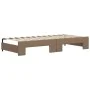 Sofa mit Ausziehbett aus Kunstleder Cappuccino 90x200 cm von vidaXL, Betten und Lattenroste - Ref: Foro24-3197726, Preis: 271...