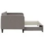 Trundle sofa bed taupe gray fabric 80x200 cm by vidaXL, Beds and slatted bases - Ref: Foro24-3196814, Price: 242,57 €, Discou...
