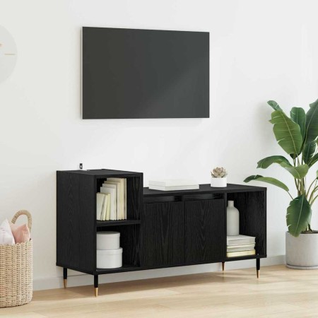 Gabinete de TV Roble Negro 100 x 35 x 55 cm