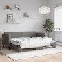 Sofá cama nido tela gris oscuro 80x200 cm de vidaXL, Camas y somieres - Ref: Foro24-3196812, Precio: 248,93 €, Descuento: %