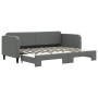 Sofá cama nido tela gris oscuro 80x200 cm de vidaXL, Camas y somieres - Ref: Foro24-3196812, Precio: 248,81 €