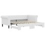 Sofa mit Ausziehbett aus weißem Kunstleder 90x200 cm von vidaXL, Betten und Lattenroste - Ref: Foro24-3197724, Preis: 300,62 ...