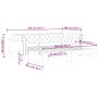 Sofa with trundle bed white synthetic leather 90x200 cm by vidaXL, Beds and slatted bases - Ref: Foro24-3197724, Price: 300,6...