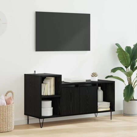 Gabinete de TV Roble Negro 100 x 35 x 55 cm