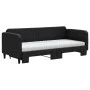 Trundle sofa bed with black fabric mattress 80x200 cm by vidaXL, Beds and slatted bases - Ref: Foro24-3196831, Price: 416,31 ...