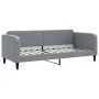Trundle sofa bed with light gray fabric mattress 80x200 cm by vidaXL, Beds and slatted bases - Ref: Foro24-3196829, Price: 42...