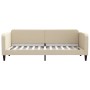 Ausziehbares Schlafsofa mit Schubladen, cremefarbener Stoff, 80 x 200 cm von vidaXL, Betten und Lattenroste - Ref: Foro24-319...