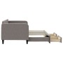 Trundle sofa bed with drawers taupe gray fabric 80x200 cm by vidaXL, Beds and slatted bases - Ref: Foro24-3196850, Price: 286...