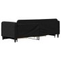 Trundle sofa bed with drawers black fabric 80x200 cm by vidaXL, Beds and slatted bases - Ref: Foro24-3196849, Price: 289,44 €...