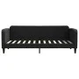 Trundle sofa bed with drawers black fabric 80x200 cm by vidaXL, Beds and slatted bases - Ref: Foro24-3196849, Price: 283,45 €...