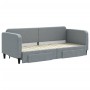 Ausziehbares Schlafsofa mit Schubladen aus hellgrauem Stoff, 80 x 200 cm von vidaXL, Betten und Lattenroste - Ref: Foro24-319...