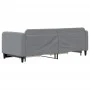 Trundle sofa bed with drawers light gray fabric 80x200 cm by vidaXL, Beds and slatted bases - Ref: Foro24-3196847, Price: 289...
