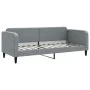 Trundle sofa bed with drawers light gray fabric 80x200 cm by vidaXL, Beds and slatted bases - Ref: Foro24-3196847, Price: 289...