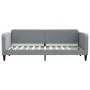 Trundle sofa bed with drawers light gray fabric 80x200 cm by vidaXL, Beds and slatted bases - Ref: Foro24-3196847, Price: 289...