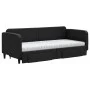 Trundle sofa bed with drawers black fabric 80x200 cm by vidaXL, Beds and slatted bases - Ref: Foro24-3196867, Price: 452,99 €...