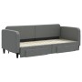 Sofá cama nido con cajones tela gris oscuro 80x200 cm de vidaXL, Camas y somieres - Ref: Foro24-3196848, Precio: 289,43 €, De...