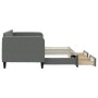 Sofá cama nido con cajones tela gris oscuro 80x200 cm de vidaXL, Camas y somieres - Ref: Foro24-3196848, Precio: 289,43 €, De...