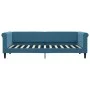 Sofá cama nido con cajones terciopelo azul 80x200 cm de vidaXL, Camas y somieres - Ref: Foro24-3197811, Precio: 284,71 €, Des...