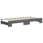 Trundle sofa bed with drawers dark gray fabric 80x200 cm by vidaXL, Beds and slatted bases - Ref: Foro24-3196866, Price: 457,...