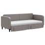 Ausziehbares Schlafsofa mit Schubladen, taupegrauer Stoff, 80 x 200 cm von vidaXL, Betten und Lattenroste - Ref: Foro24-31968...