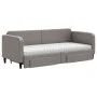 Trundle sofa bed with drawers taupe gray fabric 80x200 cm by vidaXL, Beds and slatted bases - Ref: Foro24-3196868, Price: 453...