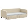 Ausziehbares Schlafsofa mit Schubladen, cremefarbener Stoff, 80 x 200 cm von vidaXL, Betten und Lattenroste - Ref: Foro24-319...