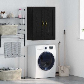 Armario de pared Roble Negro 69,5 x 34 x 90 cm en Aparadores | Comprar online en Foro24