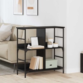 Estante de libros Roble negro 78.5 x 33 x 82 cm